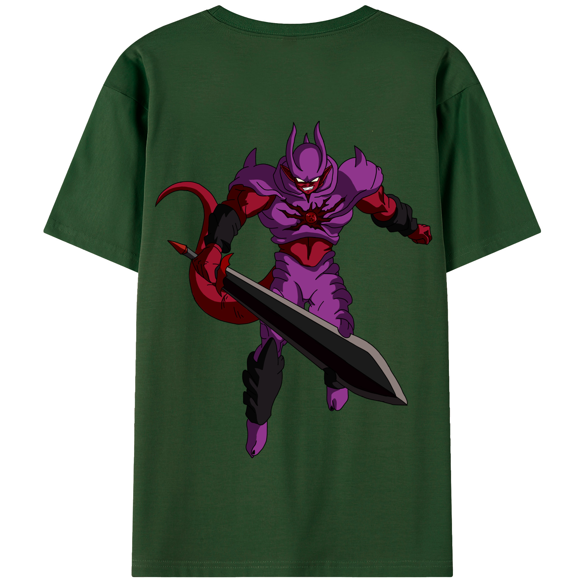 （画像用） ドラゴンボール ジャネンバ DRAGON BALL Janemba 綿100％半袖Tシャツ（背面プリント）